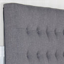 Cilantro King Charcoal Headboard