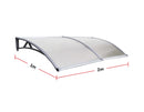 DIY Outdoor Awning Cover 1mx2m with Rain Gutter