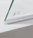 180° Pivot Door 6mm Safety Glass Bath Shower Screen 800x1400mm By Della Francesca