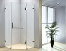 900 x 900mm Frameless 10mm Glass Shower Screen By Della Francesca