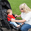 Comfi-Cush Stroller Liner - Black & White Stars