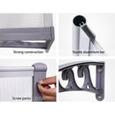 DIY Window Door Awning Transparent 1 x 1M