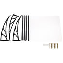 DIY Window Door Awning Shade 1 x 2m - Transparent