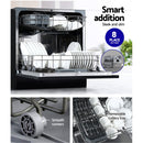 Devanti Benchtop Dishwasher Counter Bench Top Freestanding Dish Washer 8 Place