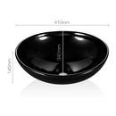 Ceramic Oval Sink Bowl - Black