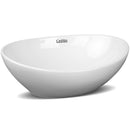 Ceramic Oval Sink Bowl - White