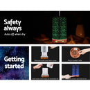 Devanti Aromatherapy Diffuser Aroma Humidifier Ultrasonic 3D Light Essential Oil