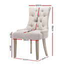 CAYES French Provincial Dining Chair Beige