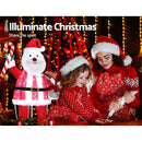 Christmas Motif Lights Santa Foldable 120 LED Outdoor Decoration