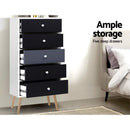 Chest of Drawers Dresser Table Tallboy Storage Cabinet Furniture Bedroom