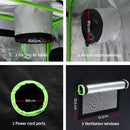 1680D 1MX1MX2M Hydroponics Grow Tent Kits Hydroponic Grow System