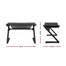 Gaming Desk Carbon Fiber Style Study Office Computer Laptop Racer Table