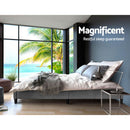 Double Size Bed Base Frame - Grey