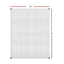 4x5m Tarp Camping Tarps Poly Tarpaulin Heavy Duty Cover 135gsm Clear