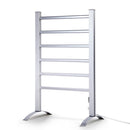 Electric Heated Towel Rail Rails Warmer Rack Aluminium Bar Bathroom