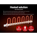 Electric Heated Shoes Warmer Socks Dryer Bathroom Racks Rails Gloves Sterilizer Heater 3 Pairs White