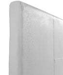 Double PU Leather Bed Frame White