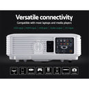 Devanti Mini Video Projector Portable HD 1080P 2500 Lumens Home Theater USB VGA