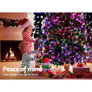 2.4M 8FT LED Christmas Tree Xmas Optic Fiber Multi Colour Lights