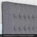 Cilantro Queen Charcoal Headboard