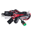 DT Wiring Loom Harness Kit Fuse Relay Switch LED Work Driving Light Bar