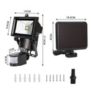 COB LED Solar Sensor Light Outdoor Security Floodlights Garden Motion