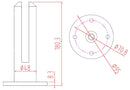Frameless Pool Fencing Clamps - 12 Piece