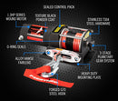 Fieryred 3000Lbs/1361Kg Wireless 12V Electric Winch Synthetic Rope Boat Atv 4WD