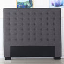 Cilantro King Charcoal Headboard