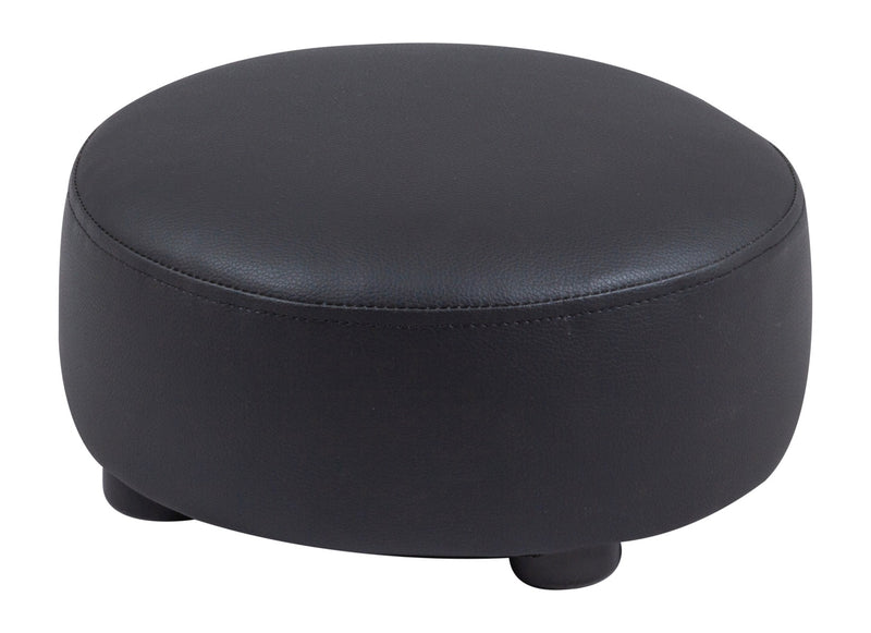 Kids Rocking Chair & Ottoman - Black