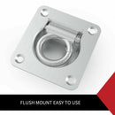 10X LASHING RING TIE DOWN POINTS ANCHOR FLUSH CARGO TRUCK UTE TRAILER