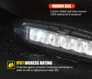 DEFEND Pair 6 inch Cree Flush Mount Led Work Light Bar Flood Fog Lamp Reverse 4WD