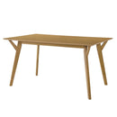 Dining table 6 Seater Solidwood Light Oak
