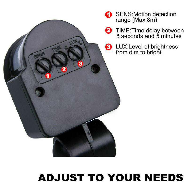 2X 100LED Ultra Bright Solar Sensor Security Light Lamp Motion Detection