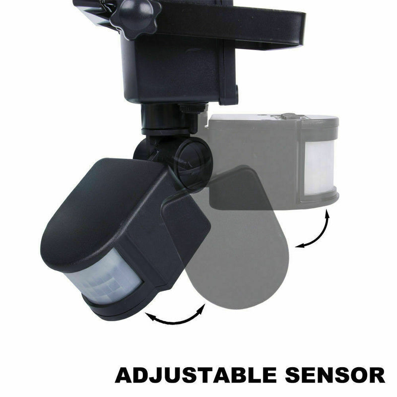 2X 100LED Ultra Bright Solar Sensor Security Light Lamp Motion Detection