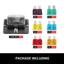 4 Way Blade Fuse Block Holder W/Led Indicator 12V 24V Car Marine