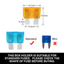 4 Way Blade Fuse Block Holder W/Led Indicator 12V 24V Car Marine