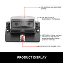 4 Way Blade Fuse Block Holder W/Led Indicator 12V 24V Car Marine