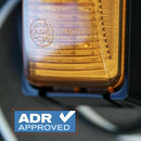 4X LIGHTFOX LED Side Marker Amber RED Indicator Trailer Clearance Lights