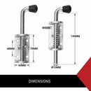 4x SPRING BOLT LATCH CATCH TRAILER TRUCK UTE FLOAT RAILING TAIL GATE