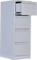 4-Drawer Shelf Office Gym Filing Storage Locker Cabinet