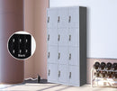 12 Door Locker - Office/Gym - Light Grey