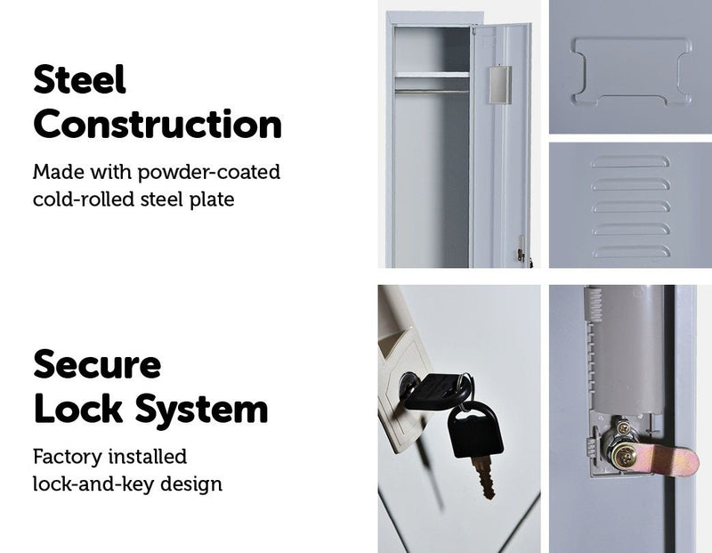 One-Door Office Gym Shed Storage Locker