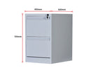 2-Drawer Shelf Office Gym Filing Storage Locker Cabinet