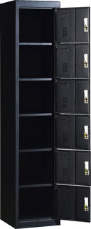 Six-Door Office Gym Shed Storage Lockers