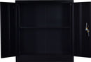 Two-Door Shelf Office Gym Filing Storage Locker Cabinet Safe
