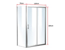1200 X 700 Sliding Door Safety Glass Shower Screen By Della Francesca