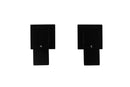 Chrome Bathroom Shower / Bath Mixer Tap Set Electroplated Matte Black Finish