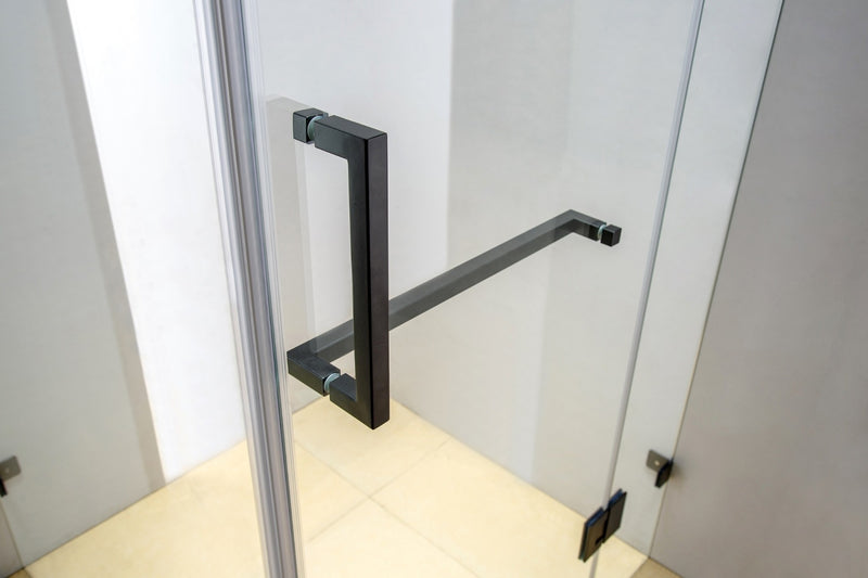 1000 x 1000mm Frameless 10mm Glass Shower Screen By Della Francesca