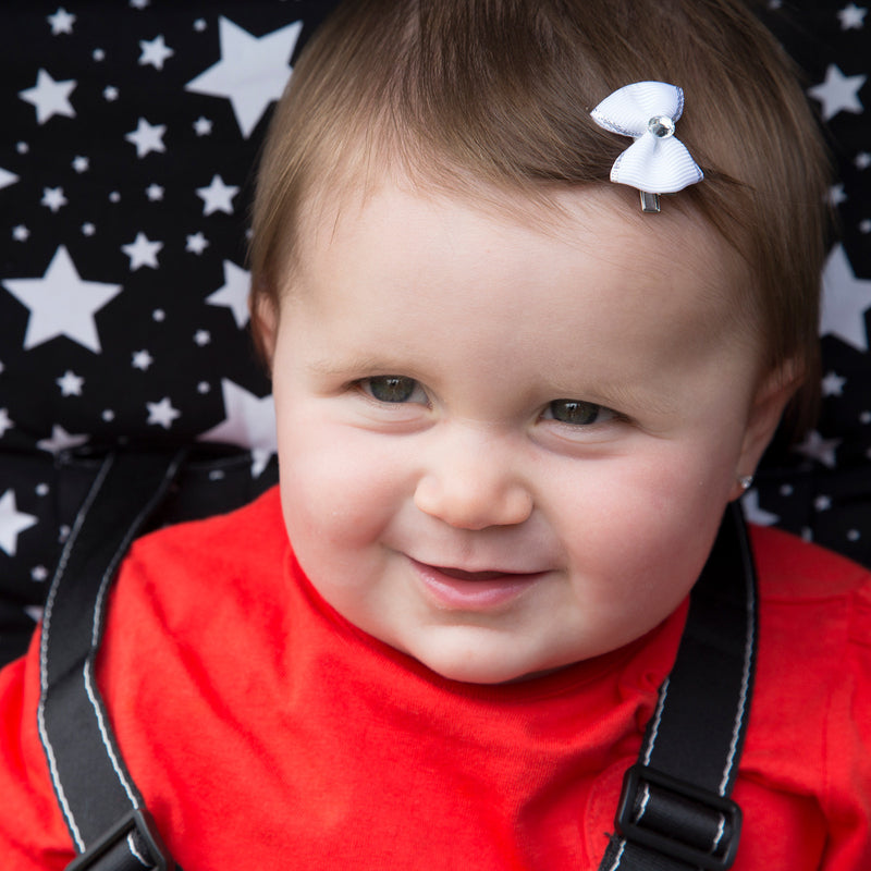 Comfi-Cush Stroller Liner - Black & White Stars